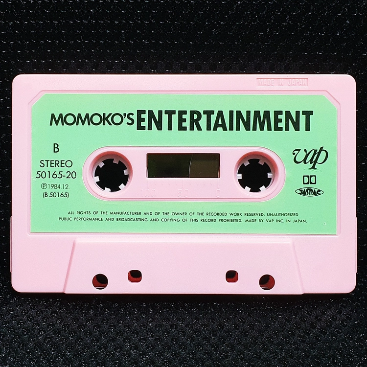 키쿠치 모모코 MOMOKO'S ENTERTAINMENT 카세트 테이프 이미지