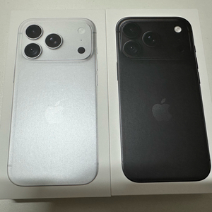 아이폰 18프로256GB 실버, 블랙 미개봉 자급제 이미지