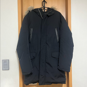 시스템옴므 한섬 패딩 100 L 다운 점퍼 가죽 롱패딩 남성 시스템 자켓 타임옴므 솔리드옴므 가죽 모피 이미지