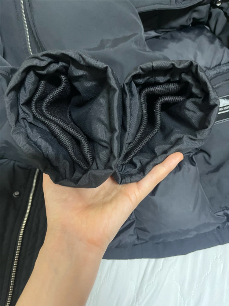 시스템옴므 한섬 패딩 100 L 다운 점퍼 가죽 롱패딩 남성 시스템 자켓 타임옴므 솔리드옴므 가죽 모피 이미지