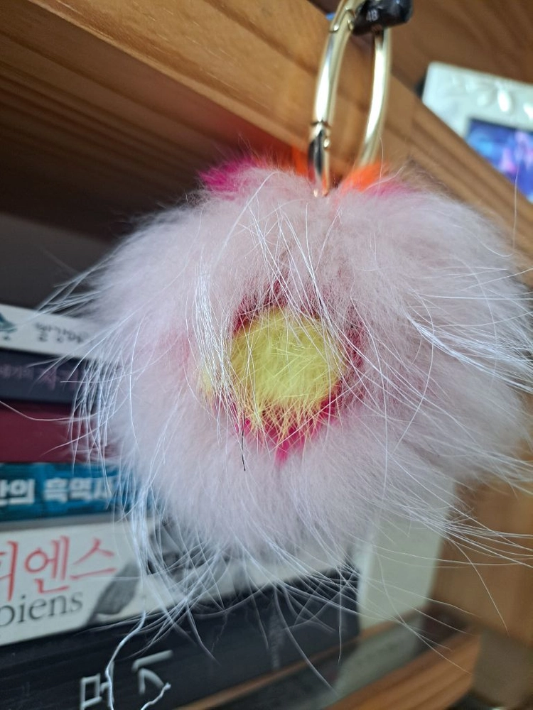 이브 살로몬 밍크 퍼 키링 새상품 이미지