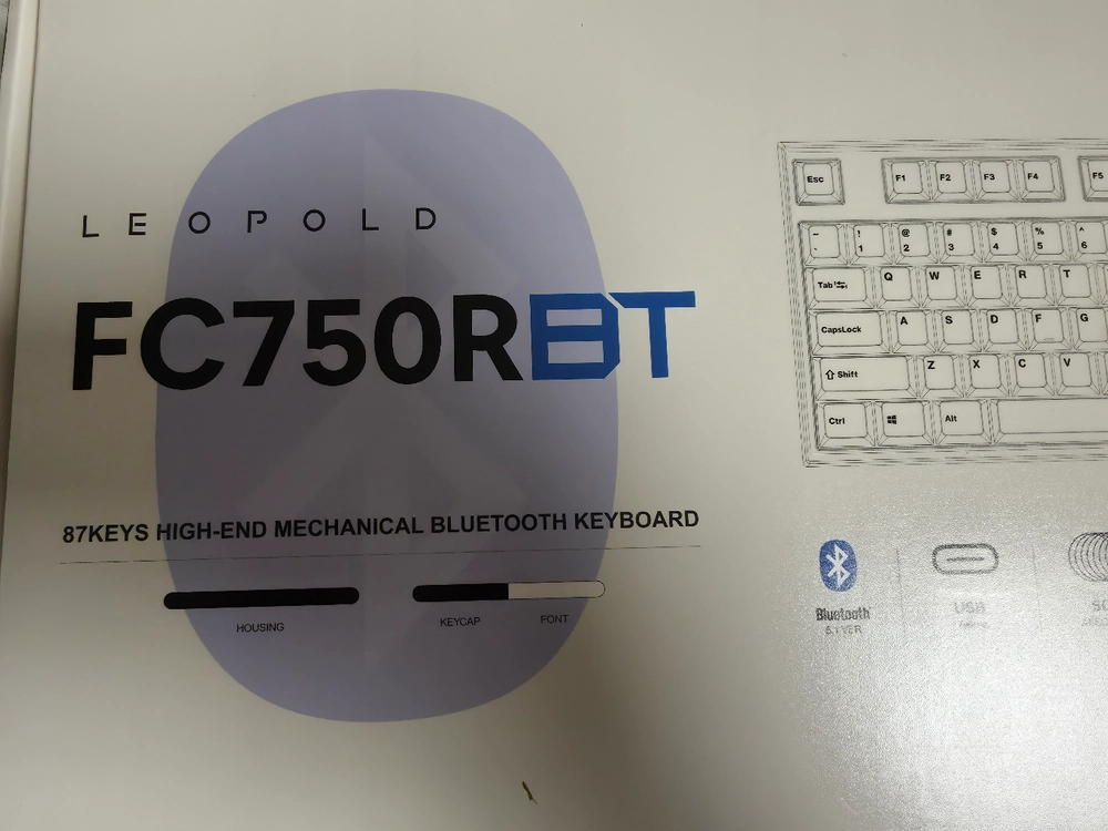 레오폴드 FC750RBT 저소음적축 텐키리스 판매합니다 이미지