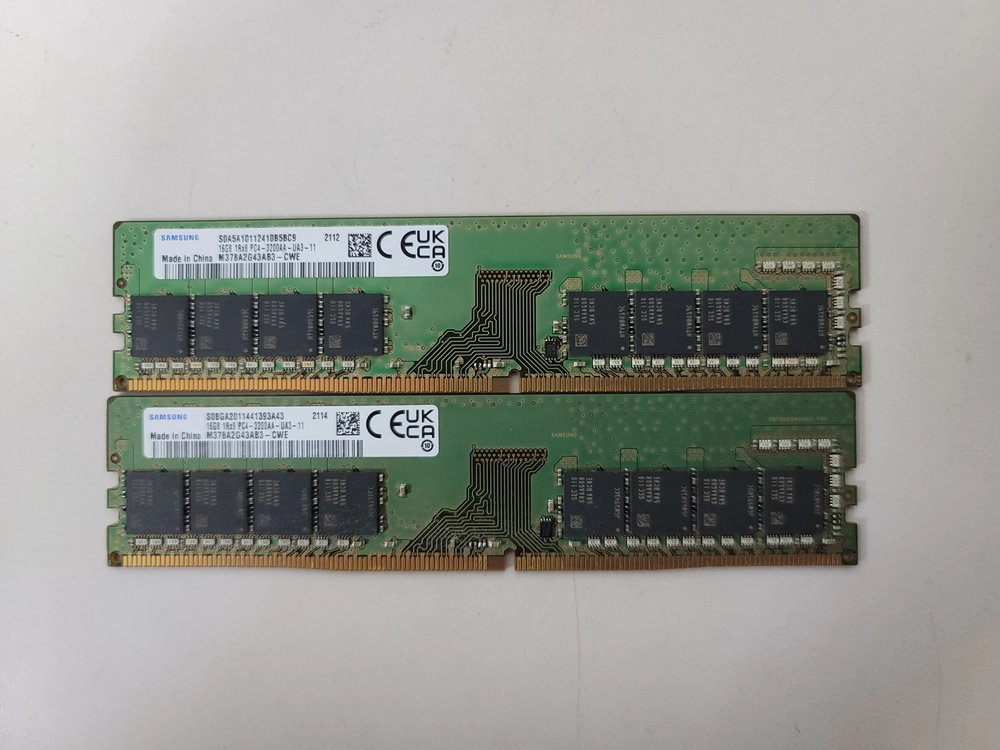 삼성 DDR4-3200 16GB 메모리 2개 세트 이미지