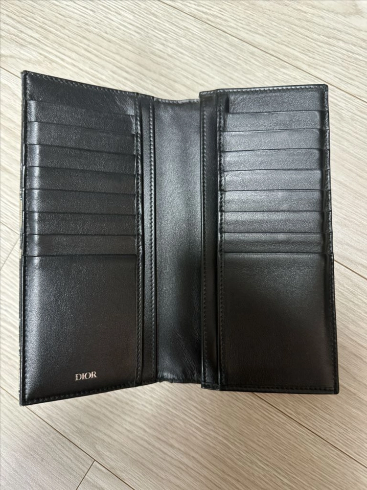 디올 오블리크 남자 장지갑 S급 이미지