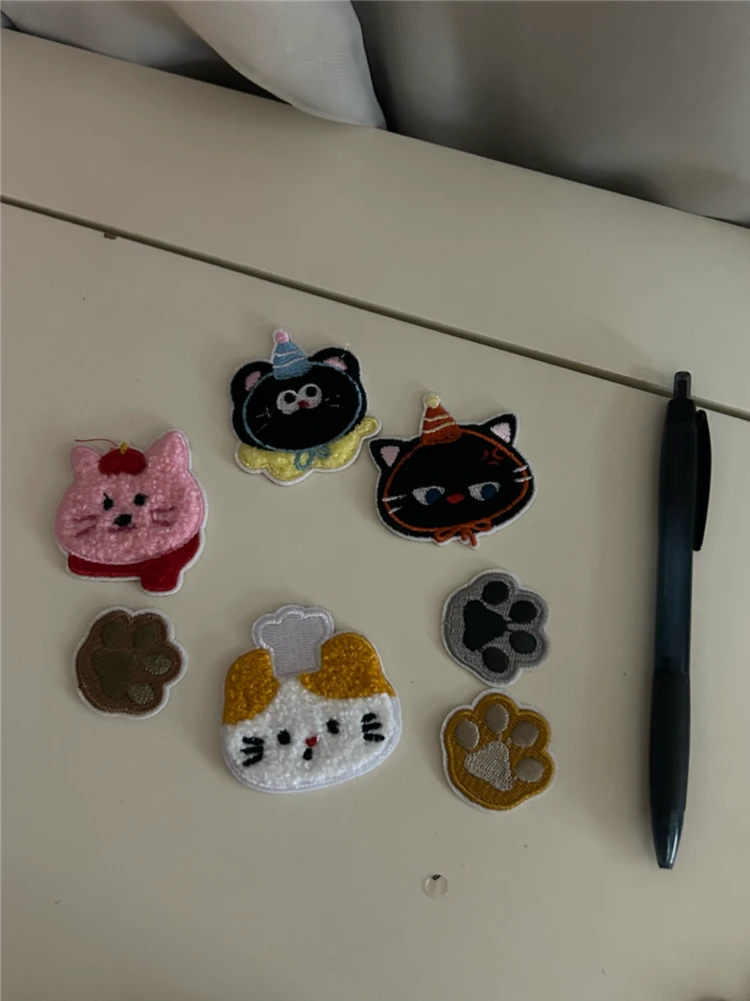 고양이 와펜 세트 이미지