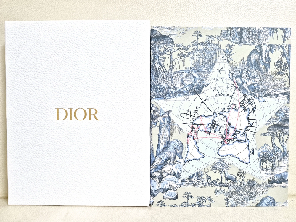 [한정판 새상품] 디올 투왈 드 주이 럭키 스타 노트 & 연필 뚜왈 드 주이 around the world 이미지