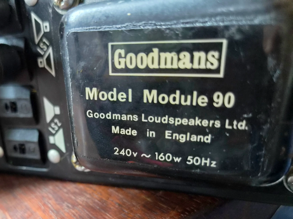 Goodmans Module Ninety 리시버 앰프(영국제) 이미지
