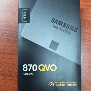 삼성 SSD 870 QVO 1TB 미개봉 이미지