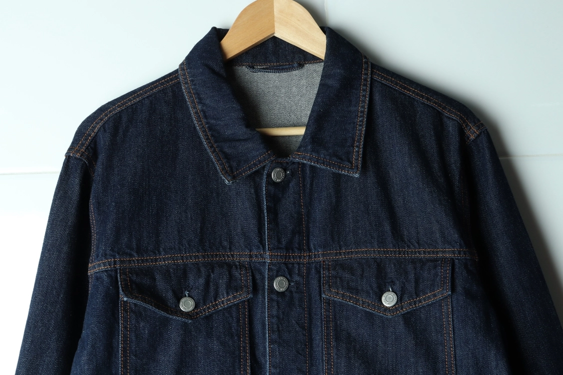 (L-XL) 탑텐 집업 바람막이 점퍼자켓 데님 청 이미지