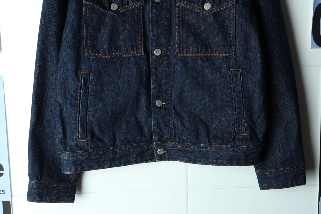(L-XL) 탑텐 집업 바람막이 점퍼자켓 데님 청 이미지