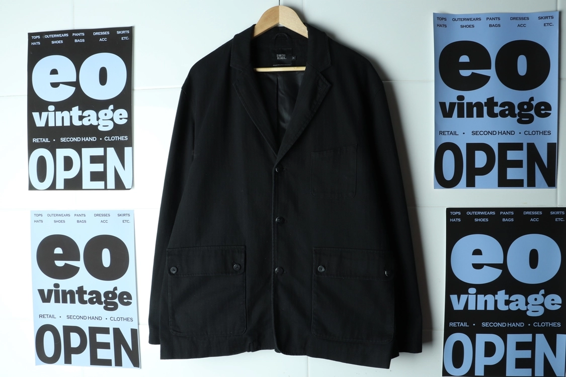 (L-XL) 디미트리블랙 집업 바람막이 점퍼자켓 이미지
