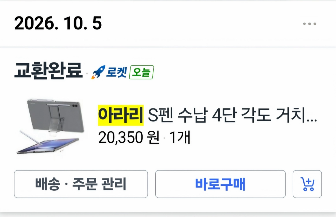 삼성 갤럭시탭S10 울트라 실버 256 wifi + 아라리 케이스 이미지
