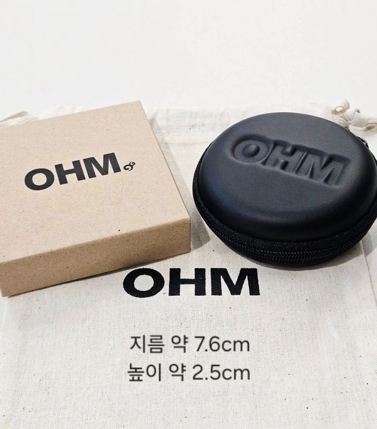 (타임세일 50%) OHM 옴비즈 팔찌 새상품 풀셋/사은품 글라스+ 휴대용 케이스 이미지