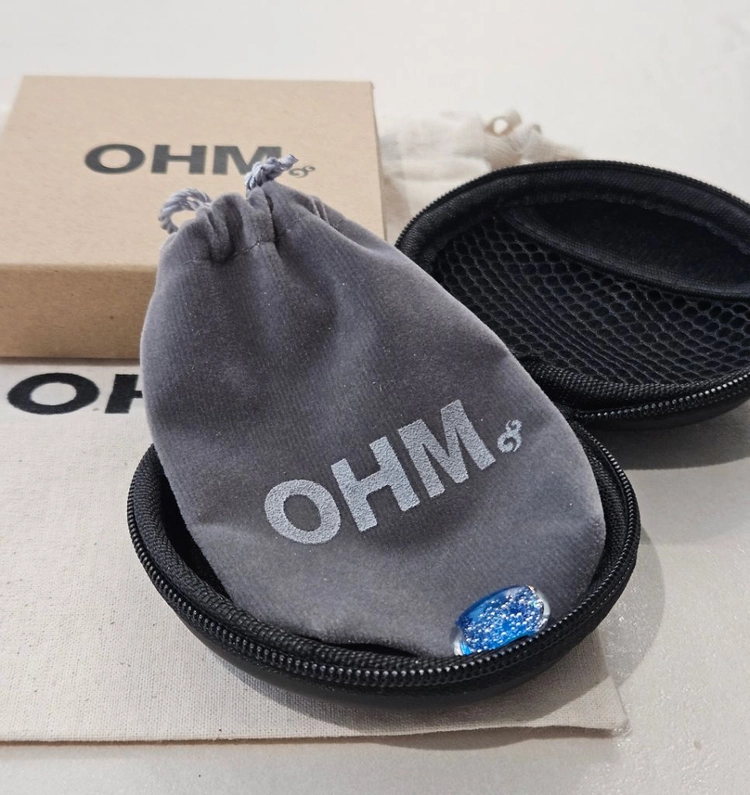 (타임세일 50%) OHM 옴비즈 팔찌 새상품 풀셋/사은품 글라스+ 휴대용 케이스 이미지