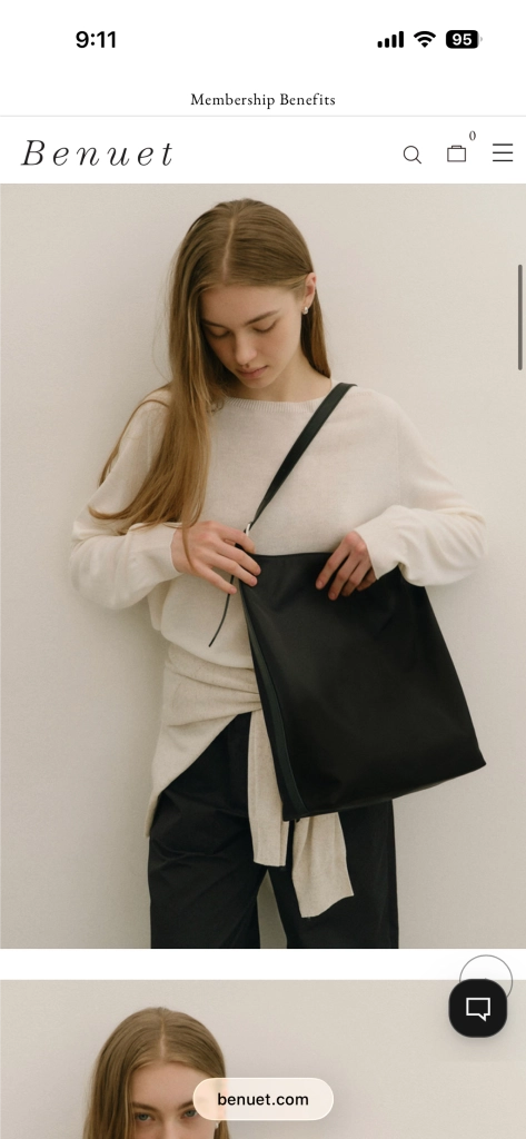 베뉴엣 멜버른백 나일론 melbourne bag Nylon 이미지
