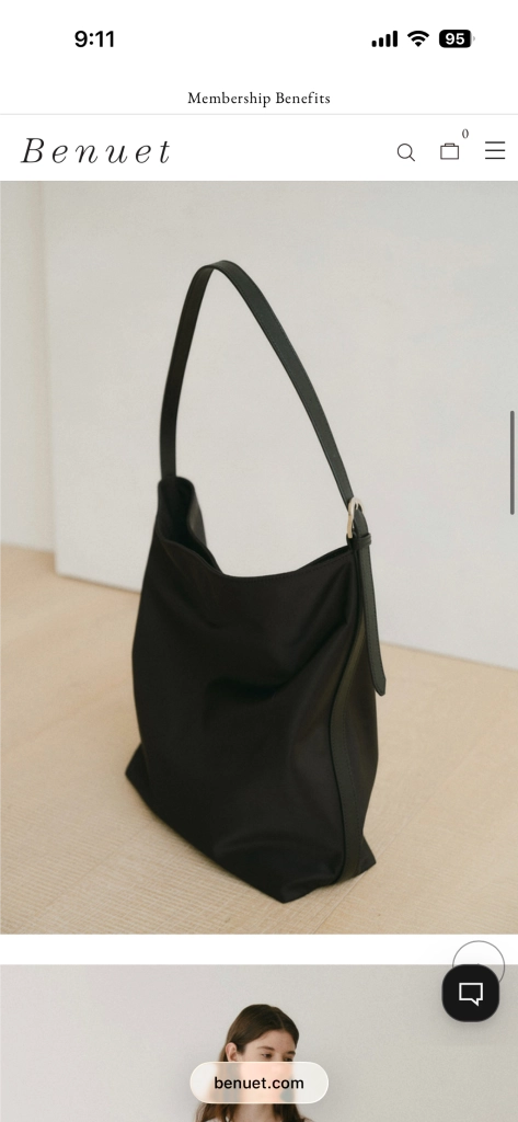 베뉴엣 멜버른백 나일론 melbourne bag Nylon 이미지