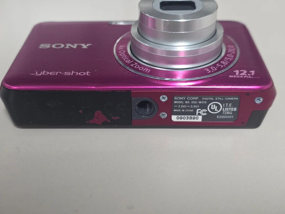 소니 사이버샷 DSC-W310 빈티지 디지털카메라 이미지