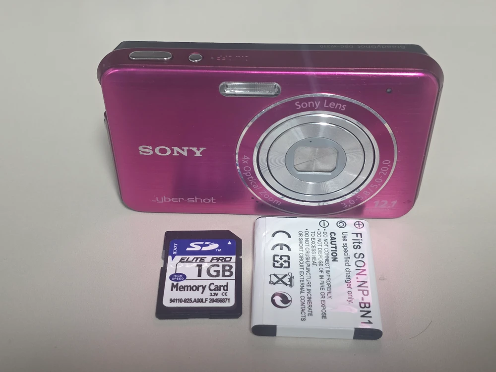 소니 사이버샷 DSC-W310 빈티지 디지털카메라 이미지