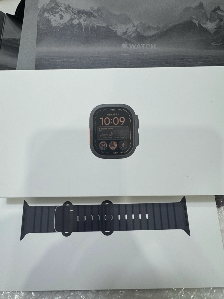 애플워치 울트라4 49mm 티타늄 블랙(미사용,미개봉급) 이미지