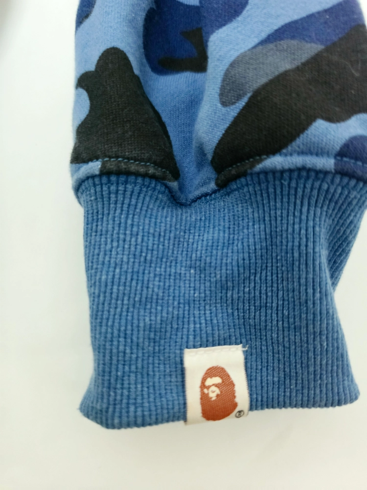 베이프 컬러 카모 샤크 풀집업 후드 블루 XL (002ZPI731901C) 이미지