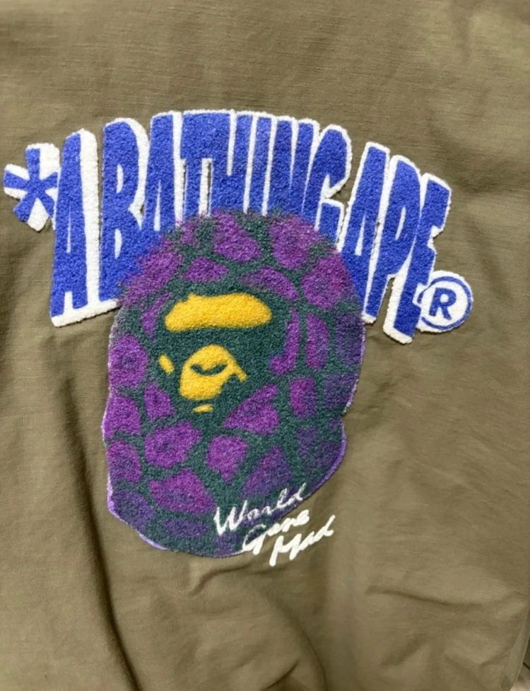 베이프 BATHING APE 봄버 마원 자켓 XL 이미지