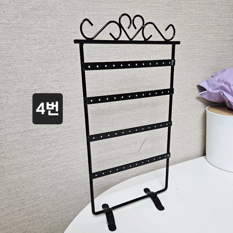 [13개]목걸이거치대, 귀걸이거치대, 반지 거치대, 팔찌 거치대 악세사리 보관함 시계 진열 이미지