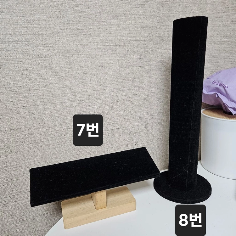 [13개]목걸이거치대, 귀걸이거치대, 반지 거치대, 팔찌 거치대 악세사리 보관함 시계 진열 이미지