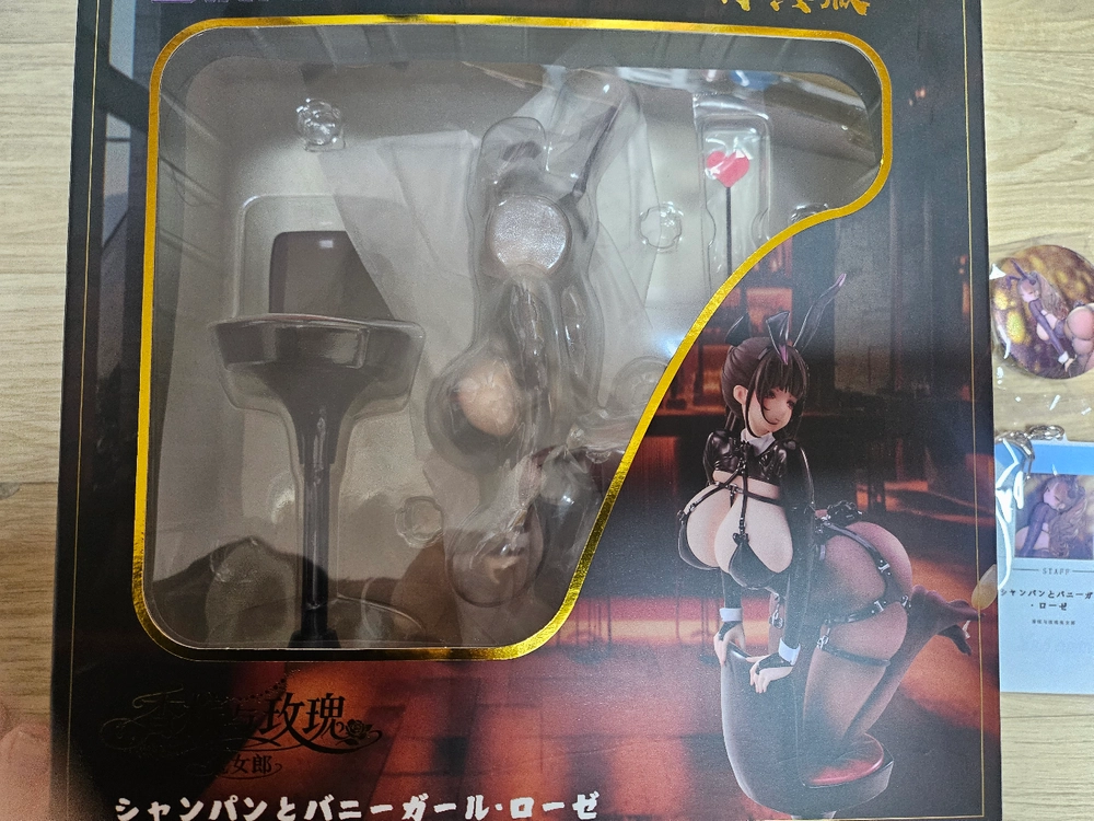 SIKI ANIM 1/6스케일 샴페인과바니걸 로제 블랙스타킹 ver. 디럭스판 미소녀피규어 이미지