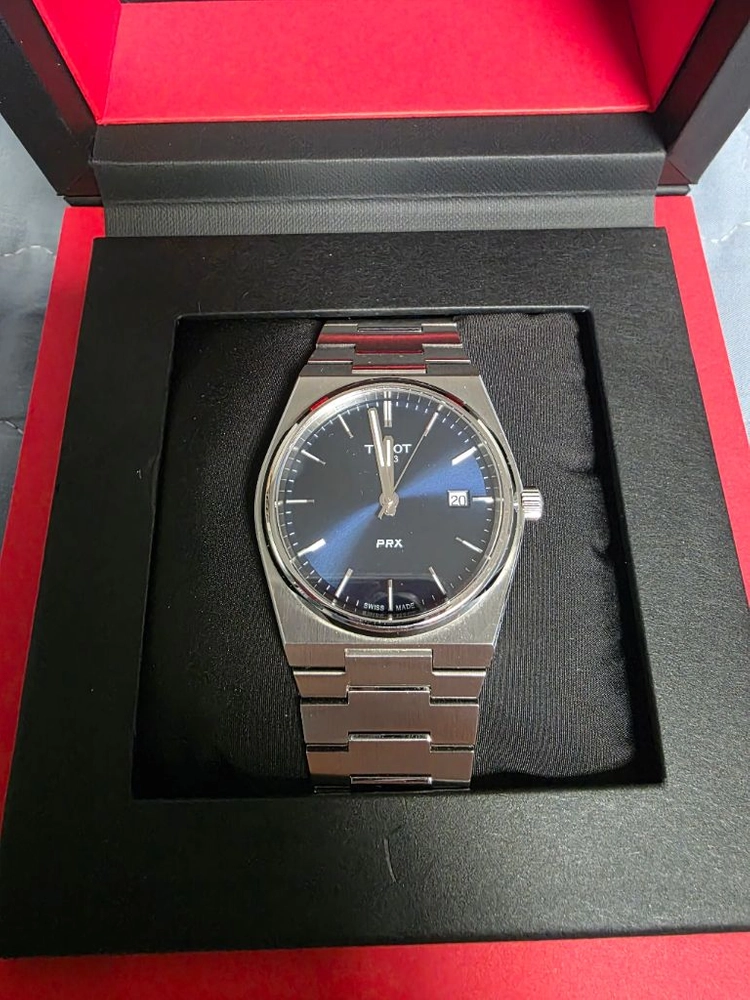 티쏘 PRX 40mm 쿼츠 청판 판매합니다 (풀세트) - 안심되는 중고거래