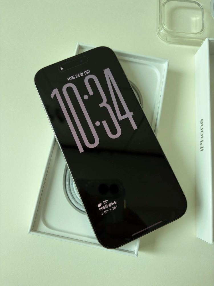 아이폰 16 Pro Max 512GB 내추럴 티타늄 | S급 풀박스 | AppleCare+ 포함 이미지
