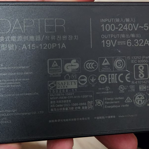 ausu 아수스 19v 120w 노트북 어댑터 노트북 충전기 이미지