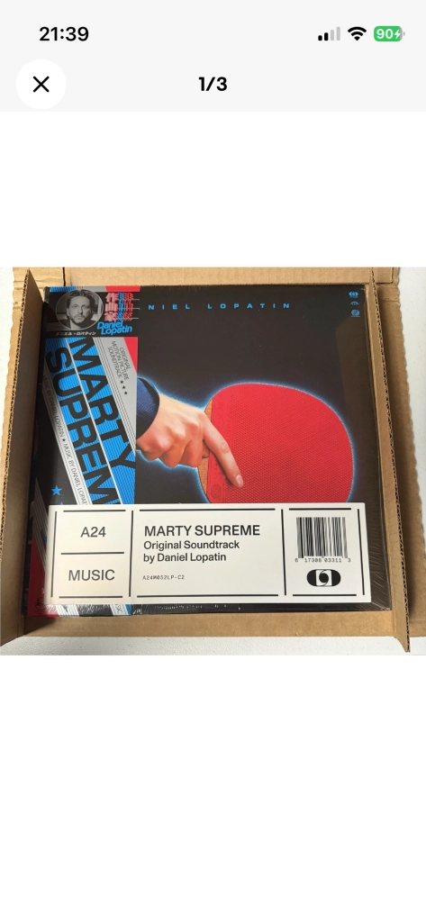 마티슈프림lp marty suprme 한정판 오렌지반 바이닐 이미지
