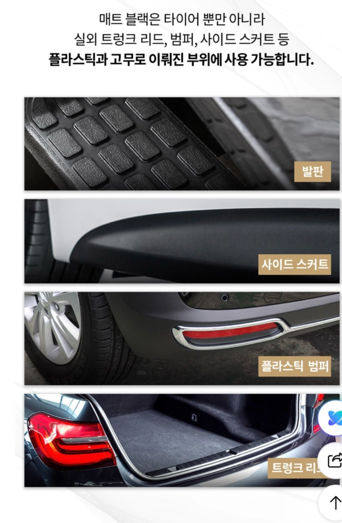 소낙스 익스트림 가죽 클리너/매트블랙 타이어 광택제 세차용품 이미지