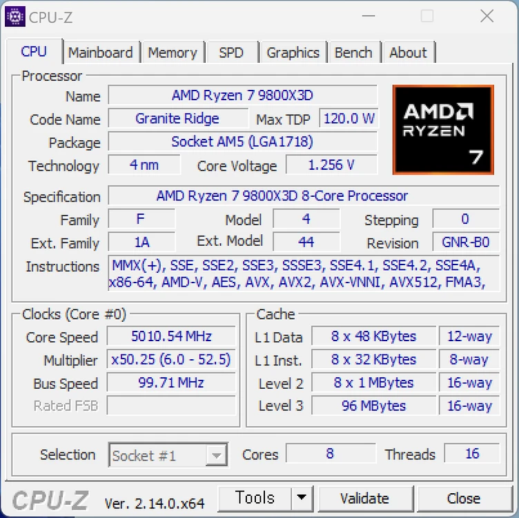 AMD 라이젠7 9800X3D 반본체 판매합니다 이미지