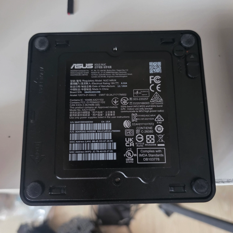 asus 미니pc NUC14RVK 판매 이미지