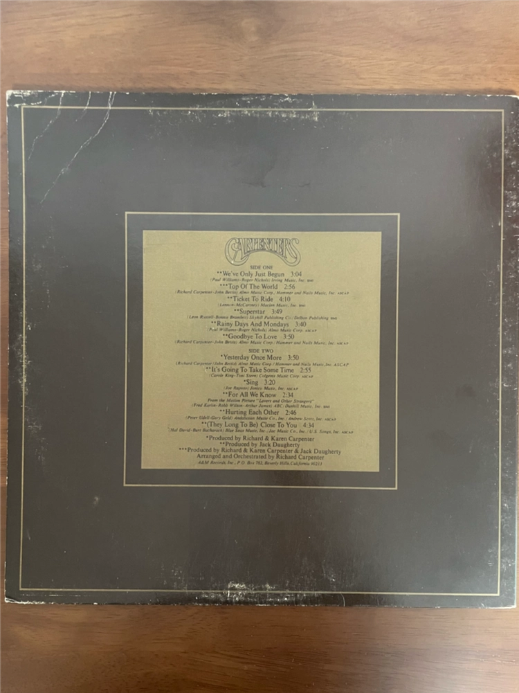 카펜터스 The Singles 19691973 이미지