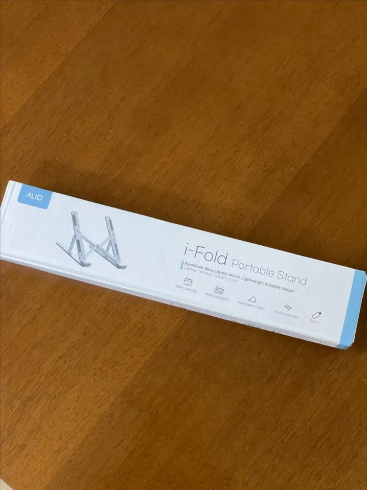 알리오(ALIO)의 i-Fold 휴대용 7단 접이식 노트북 거치대(새제품) 이미지