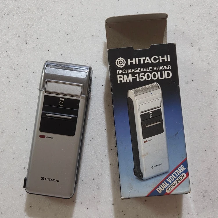 히타치 빈티지 휴대용 전기면도기 (RM-1500UD) 이미지