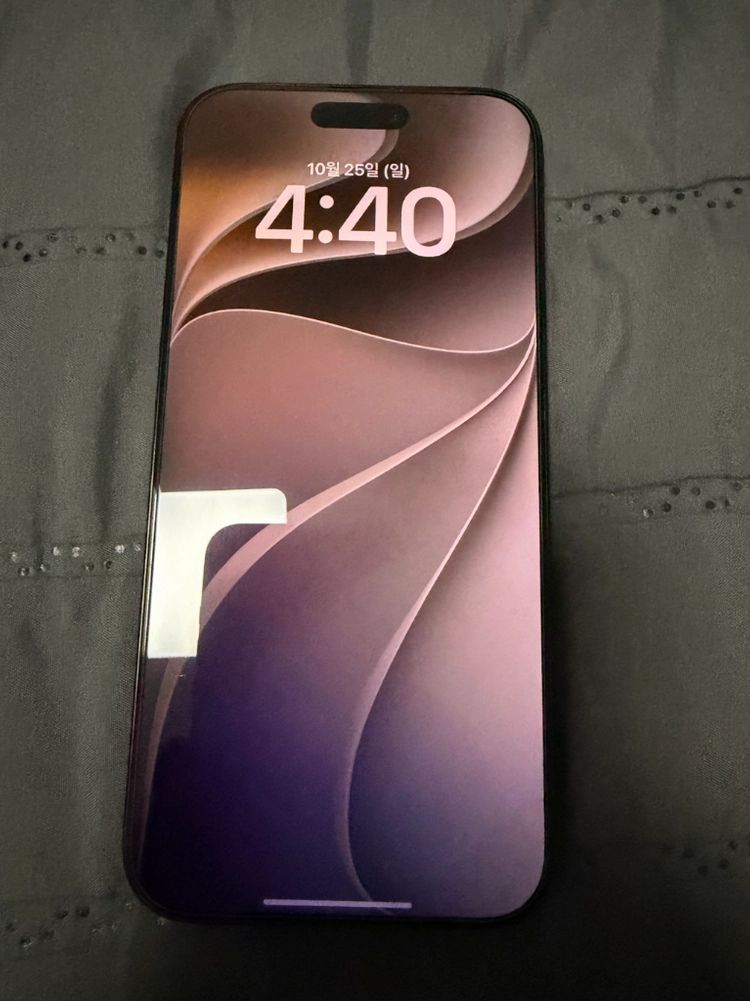 아이폰 16 프로 맥스 256GB 블랙 티타늄 이미지