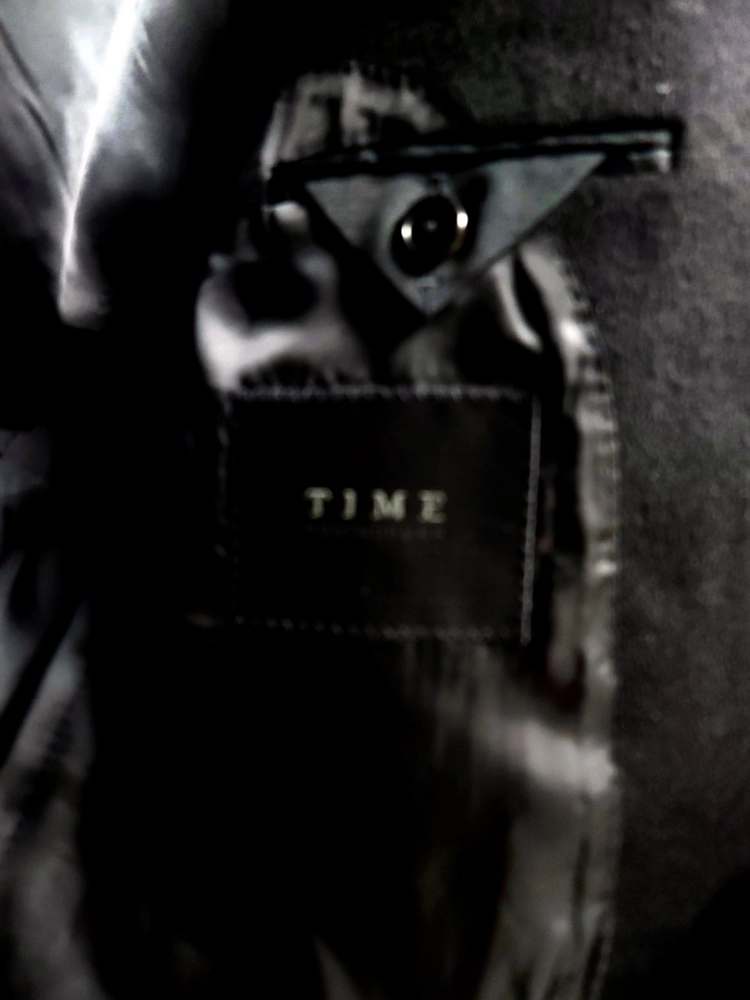 타임옴므 / TIME HOMME 이태리 캐시미어 100% 싱글 체스터 코트 블랙 / 105(100) 이미지