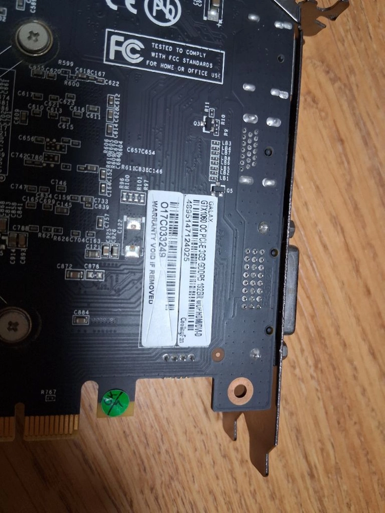 겔럭시 GTX1060-3gb 그래픽카드 이미지