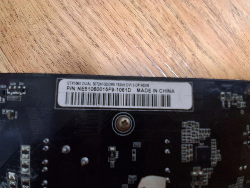 성능좋은 GTX 1060 -3g 그래픽카드 이미지