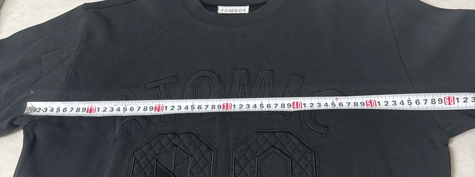 톰보이 블랙 ATOMIC 80 맨투맨 XL 이미지