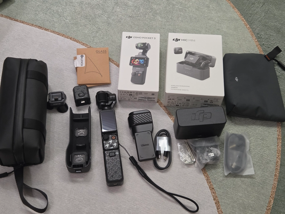 DJI 포켓3 + 악세사리 + DJI미니 마이크 세트로 팝니다 이미지