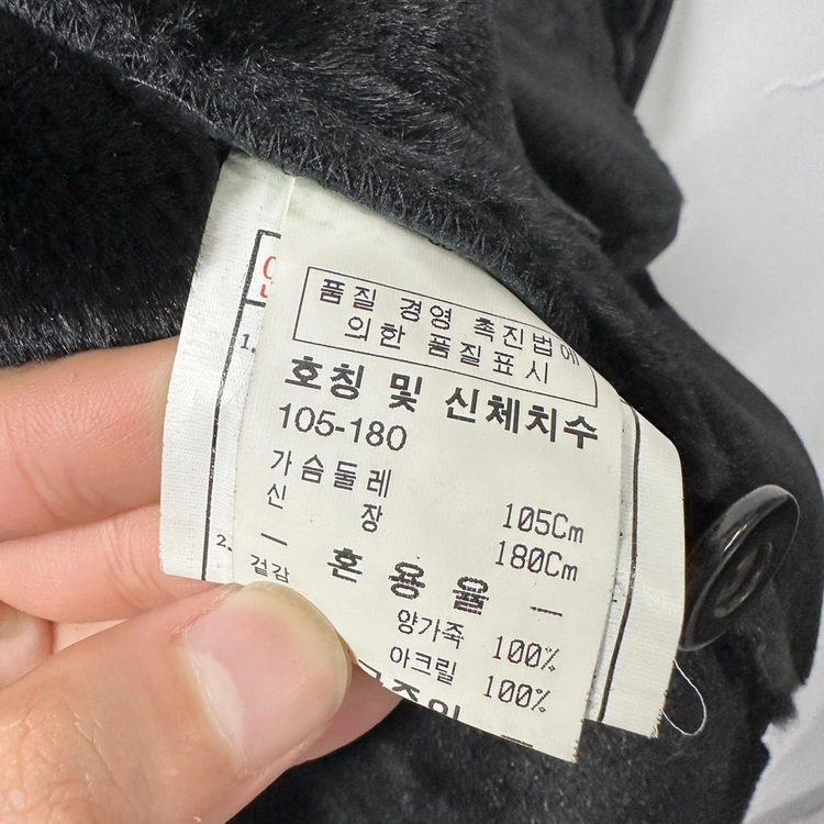 인디안 리얼 스웨이드 양가죽 100% 퍼카라 자켓 무스탕 가죽자켓 스웨이드자켓 빈티지 블랙 남성 105 이미지
