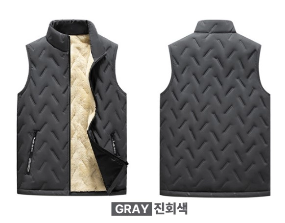 양털 패딩 조끼 이미지