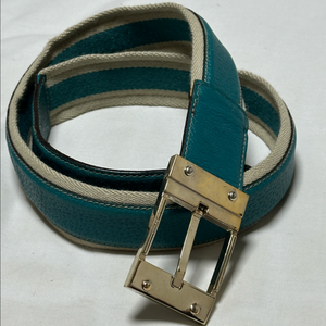 GUCCI 빈티지 웨빙 가죽 벨트 이미지