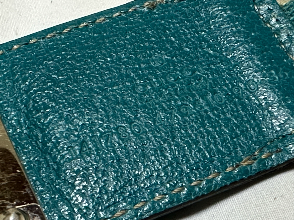 GUCCI 빈티지 웨빙 가죽 벨트 이미지