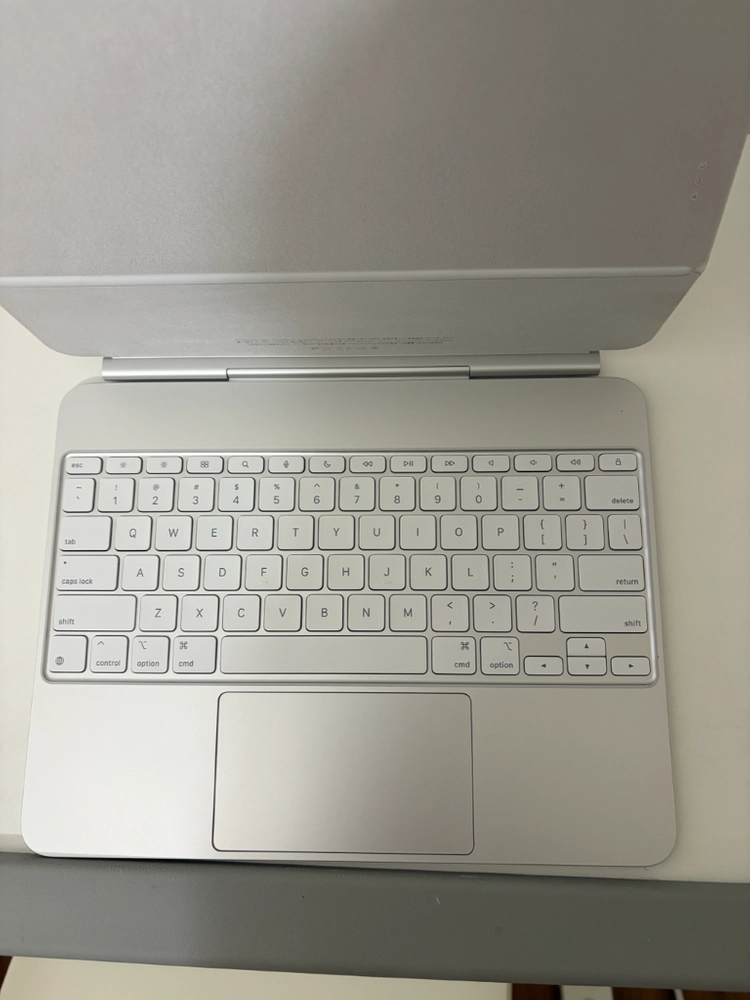 아이패드 프로 M5 13인치 Wi-Fi 256gb 실버 + 매직키보드 + 애케플 이미지