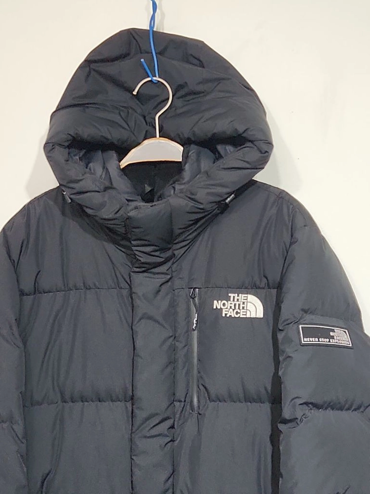 (XL) 노스페이스 롱패딩 점퍼 블랙 후드 다운코트 이미지